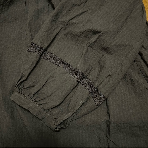 Anthropologie Maeve Fleetwood Mini Ruffle Dress Navy Blue Size 12 / L - Picture 11 of 11